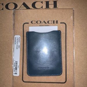 Coach Leather Pocket Sticker